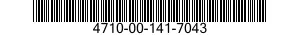 4710-00-141-7043  4710001417043 001417043