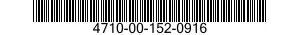 4710-00-152-0916  4710001520916 001520916