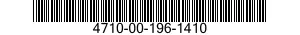 4710-00-196-1410  4710001961410 001961410