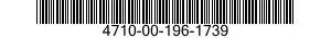 4710-00-196-1739  4710001961739 001961739
