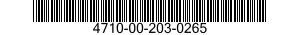 4710-00-203-0265  4710002030265 002030265