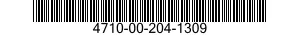 4710-00-204-1309  4710002041309 002041309