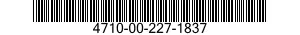 4710-00-227-1837  4710002271837 002271837