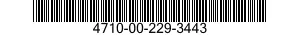 4710-00-229-3443  4710002293443 002293443