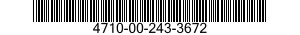 4710-00-243-3672  4710002433672 002433672