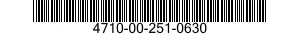 4710-00-251-0630  4710002510630 002510630