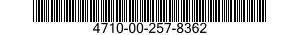 4710-00-257-8362 TUBE ASSEMBLY,TROOP SEAT AND BELT 4710002578362 002578362