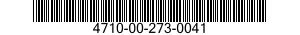 4710-00-273-0041  4710002730041 002730041