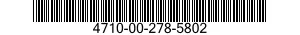 4710-00-278-5802  4710002785802 002785802