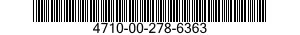 4710-00-278-6363  4710002786363 002786363