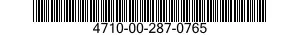 4710-00-287-0765  4710002870765 002870765