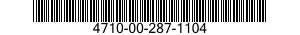4710-00-287-1104  4710002871104 002871104