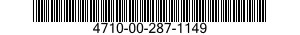 4710-00-287-1149  4710002871149 002871149