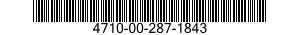 4710-00-287-1843  4710002871843 002871843
