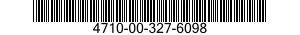 4710-00-327-6098  4710003276098 003276098