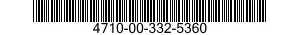 4710-00-332-5360 TUBE,BENT,METALLIC 4710003325360 003325360