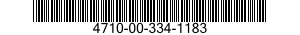 4710-00-334-1183  4710003341183 003341183