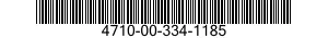4710-00-334-1185  4710003341185 003341185