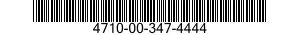 4710-00-347-4444  4710003474444 003474444