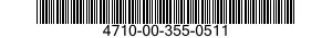 4710-00-355-0511  4710003550511 003550511