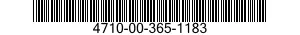 4710-00-365-1183 TUBE ASSEMBLY,METAL 4710003651183 003651183
