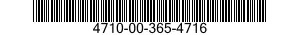 4710-00-365-4716  4710003654716 003654716