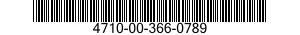 4710-00-366-0789  4710003660789 003660789