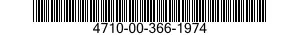 4710-00-366-1974  4710003661974 003661974