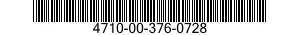 4710-00-376-0728  4710003760728 003760728