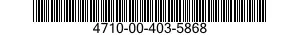 4710-00-403-5868  4710004035868 004035868