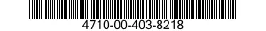 4710-00-403-8218  4710004038218 004038218