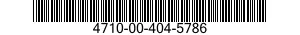 4710-00-404-5786  4710004045786 004045786