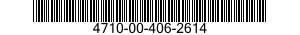 4710-00-406-2614  4710004062614 004062614