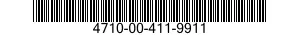 4710-00-411-9911  4710004119911 004119911