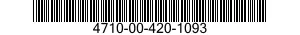 4710-00-420-1093  4710004201093 004201093
