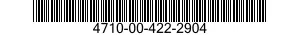 4710-00-422-2904  4710004222904 004222904