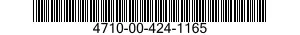4710-00-424-1165  4710004241165 004241165