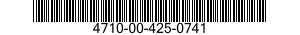 4710-00-425-0741  4710004250741 004250741