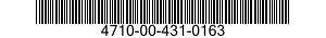 4710-00-431-0163  4710004310163 004310163