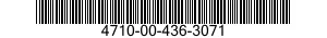 4710-00-436-3071  4710004363071 004363071