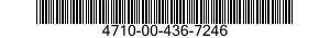 4710-00-436-7246  4710004367246 004367246