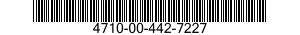 4710-00-442-7227  4710004427227 004427227
