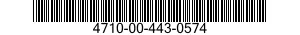 4710-00-443-0574  4710004430574 004430574