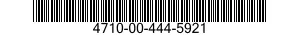 4710-00-444-5921  4710004445921 004445921