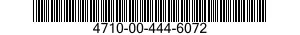 4710-00-444-6072  4710004446072 004446072