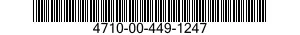 4710-00-449-1247  4710004491247 004491247