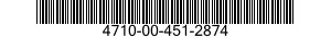 4710-00-451-2874  4710004512874 004512874