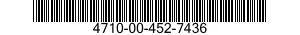 4710-00-452-7436  4710004527436 004527436