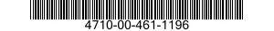 4710-00-461-1196  4710004611196 004611196