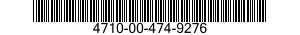 4710-00-474-9276  4710004749276 004749276